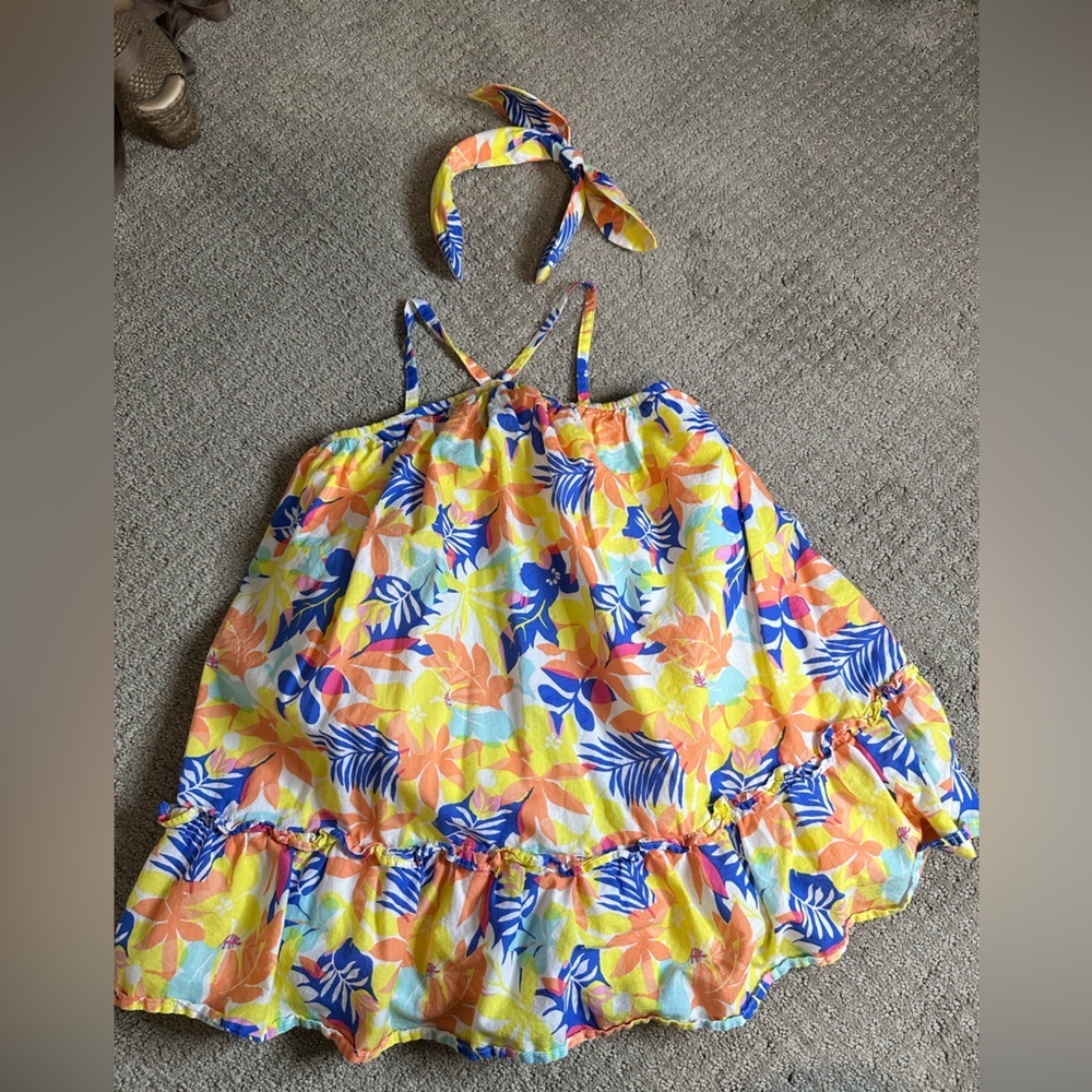 Janie and Jack Multicolor Floral Outfit